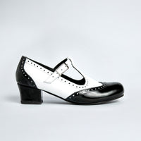 PREVENTA 🏷️ Oxford Blanco Negro 4 cm