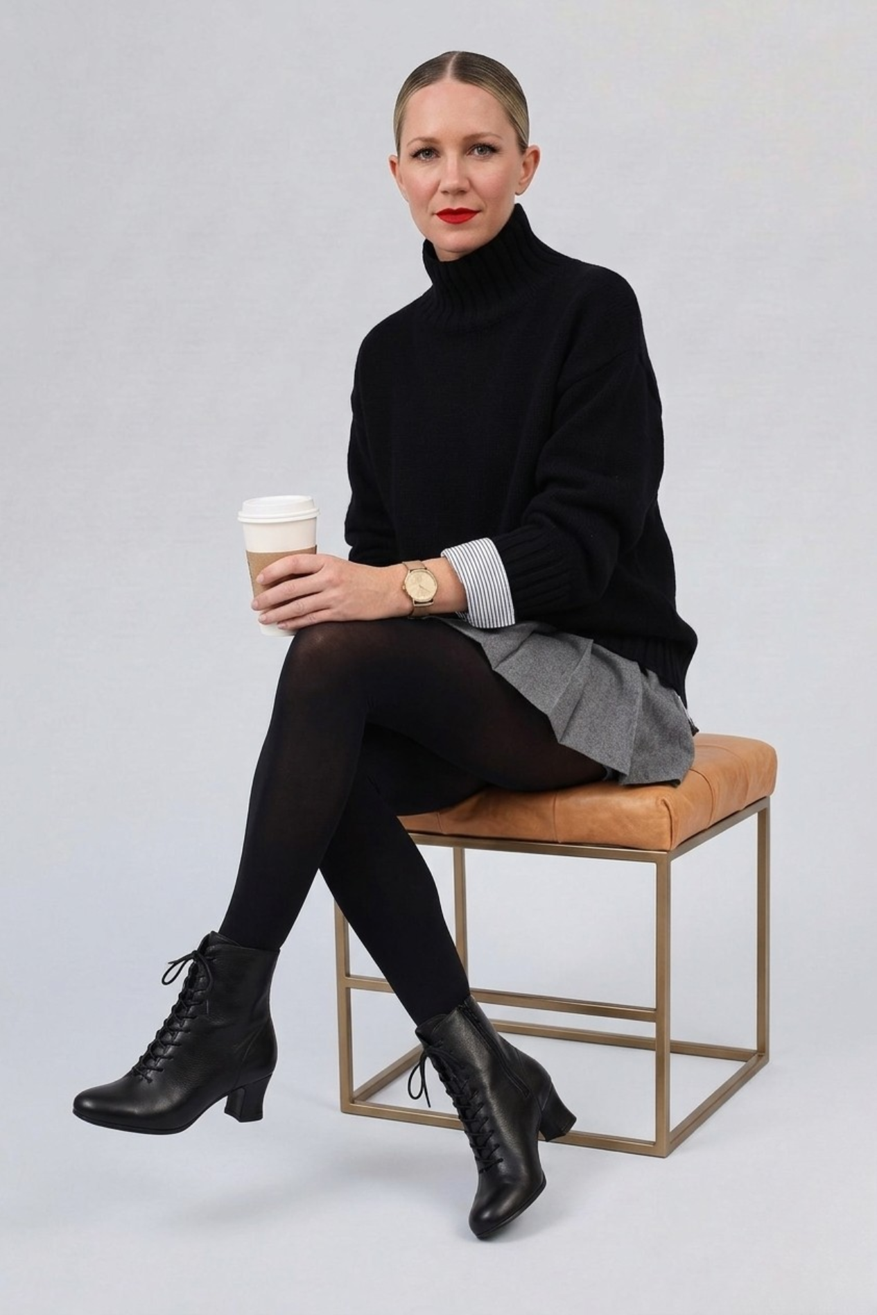 Atenea 5 cm Negro Opaco