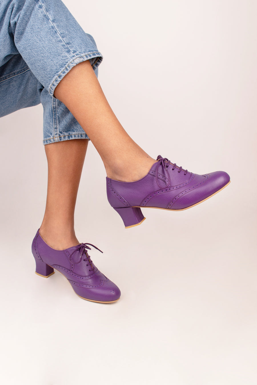 Oxford 5 cm Cordón Morado