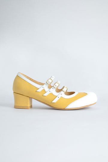 Eloísa Amarillo Blanco 4 cm