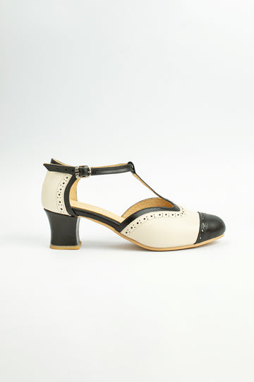 Teresita 5 cm Negro Marfil