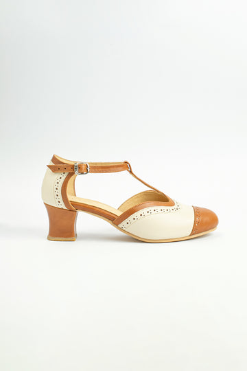 Teresita 5 cm Camel Marfil