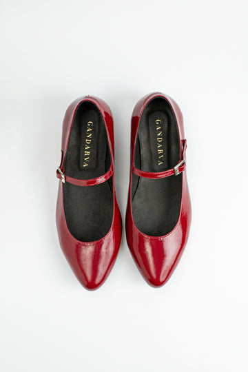 Almudena 2 cm Rojo Oscuro