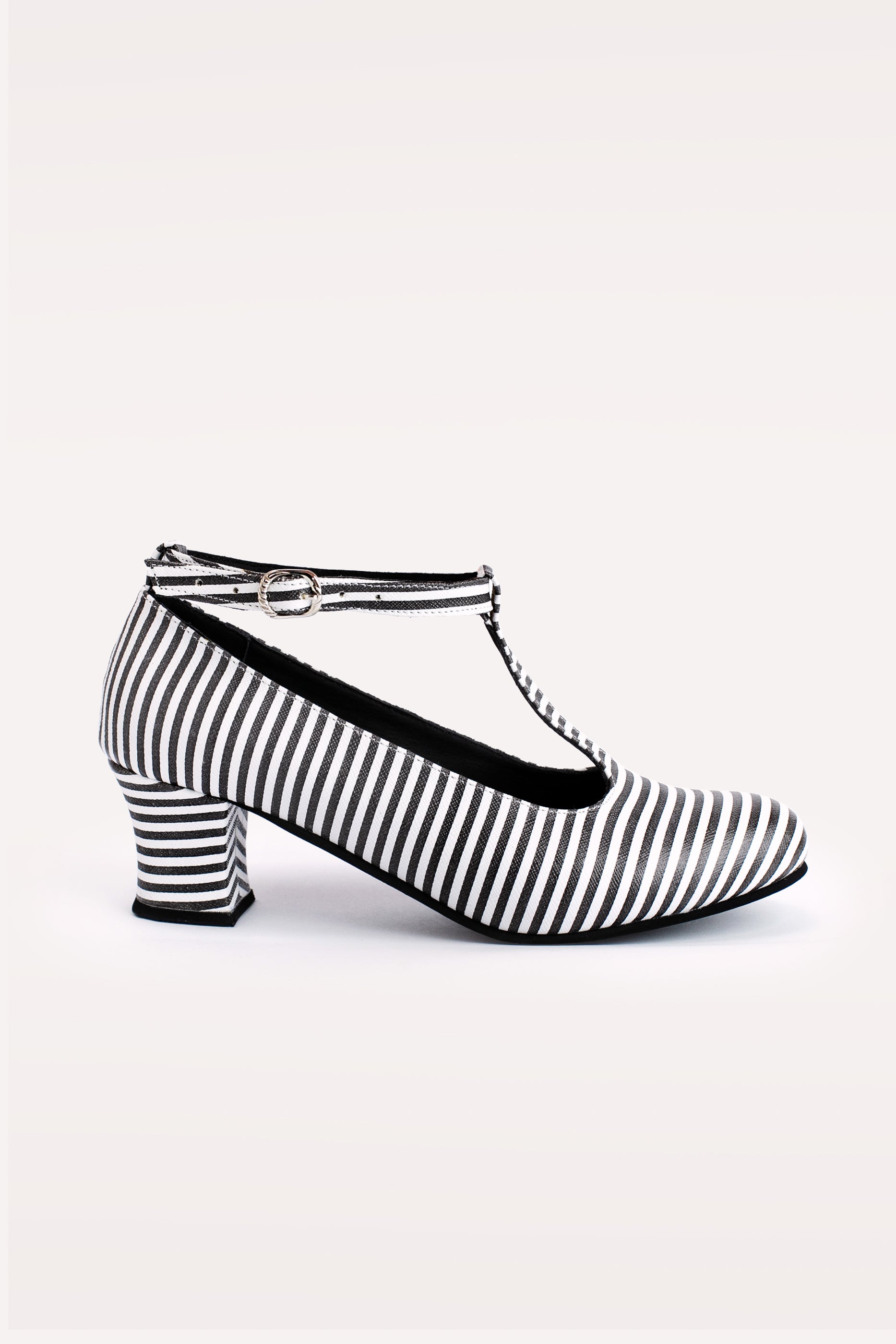 Dulcinea 5 cm Rayas Blanco Negro