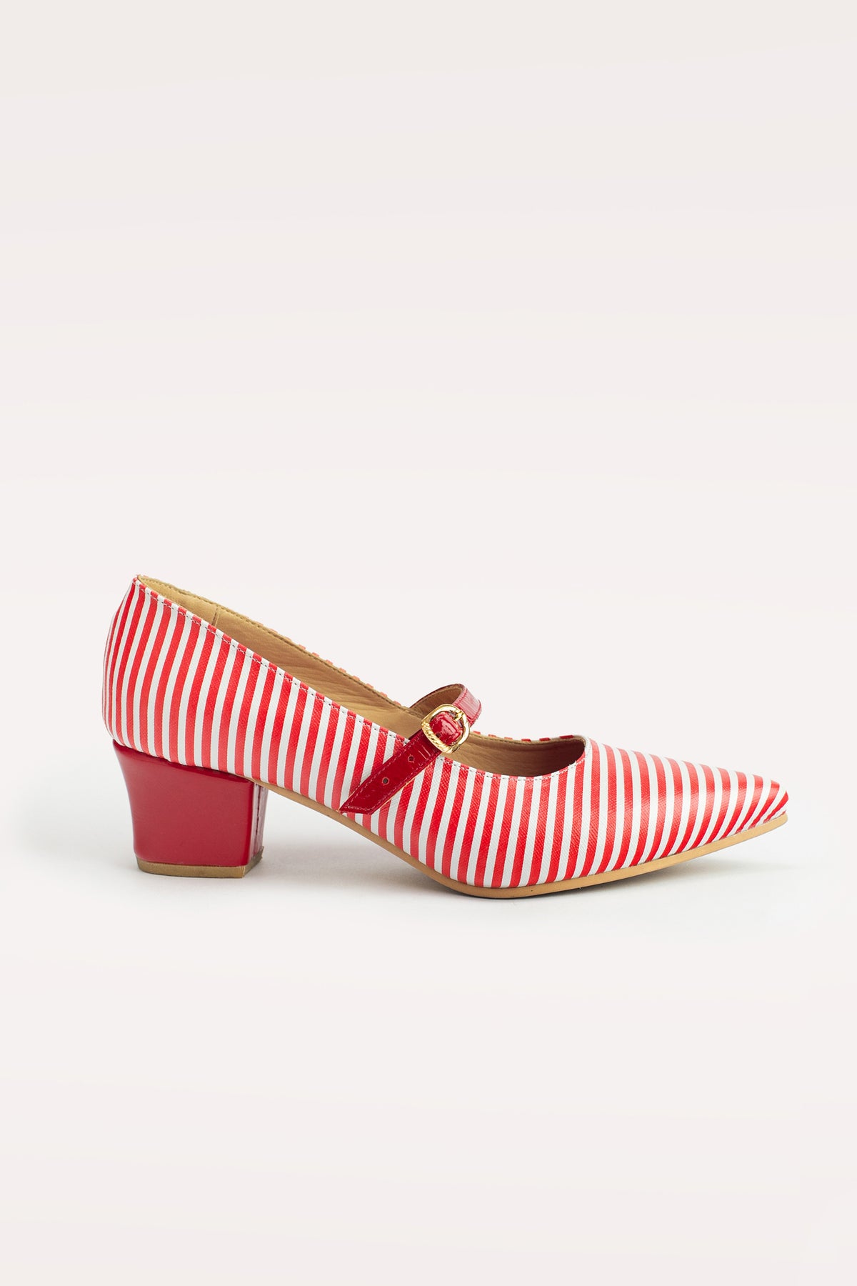 Astra Rayada Rojo y Blanco 5 cm - 34