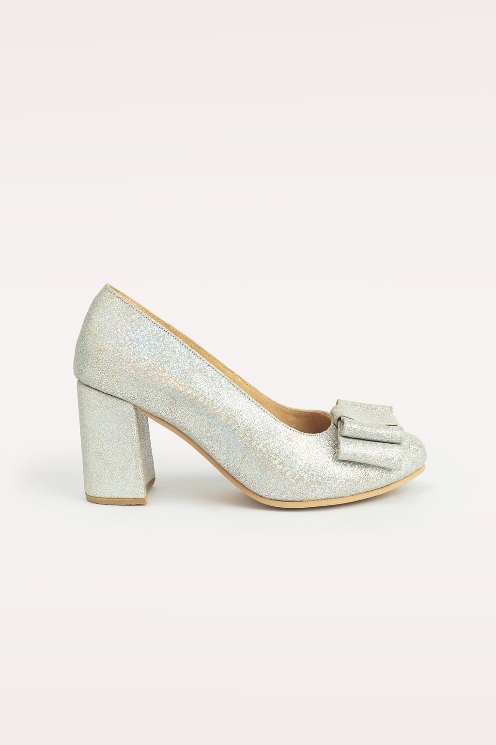 Leonor Glitter Plata 7 cm