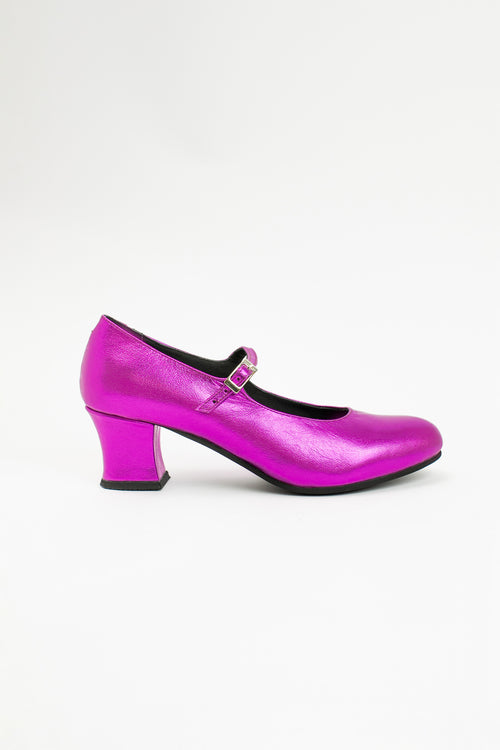 Almudena 5 cm Morado Metalizado