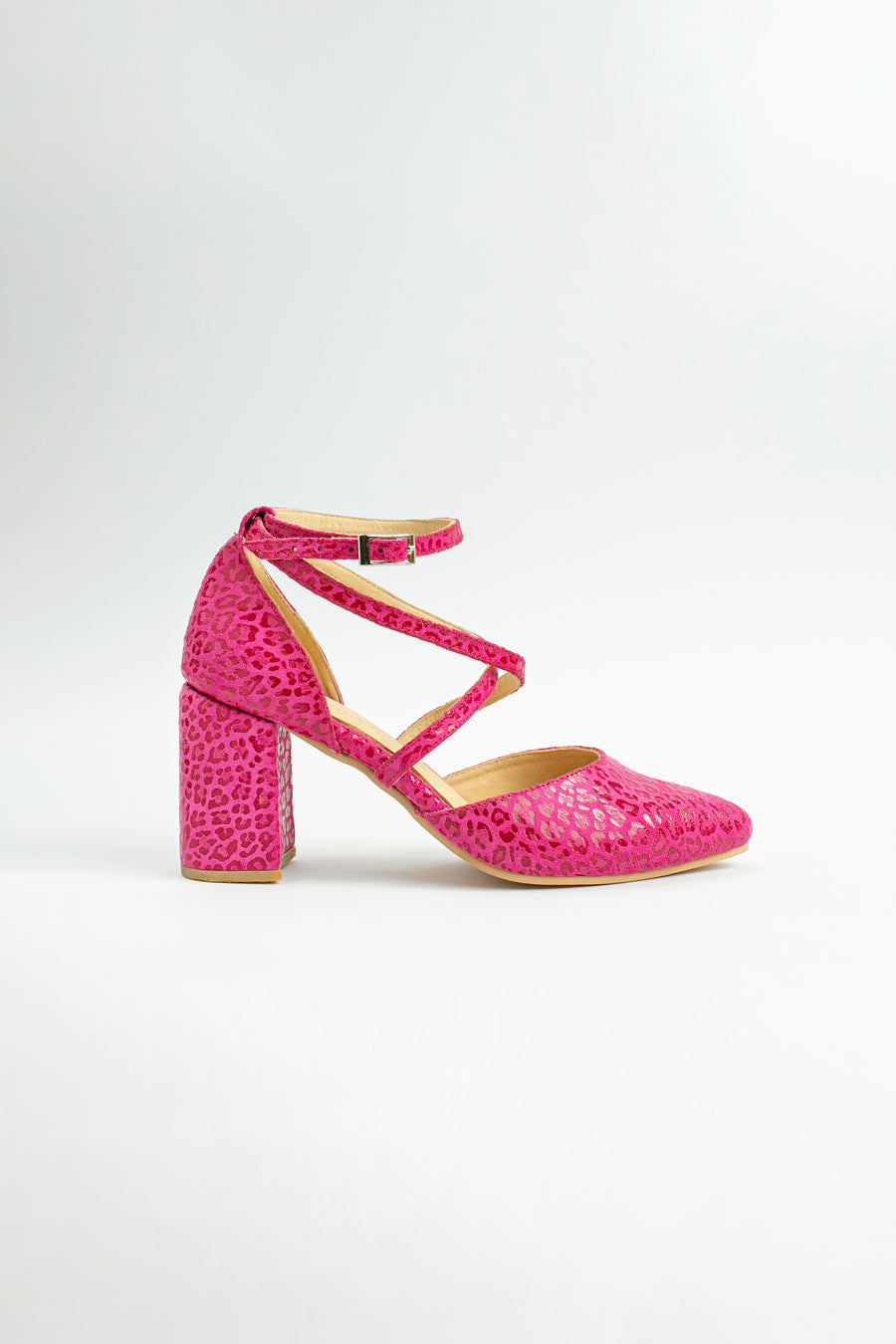 Elena Fucsia Print 7 cm