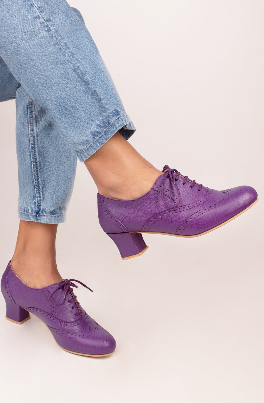 Oxford 5 cm Cordón Morado